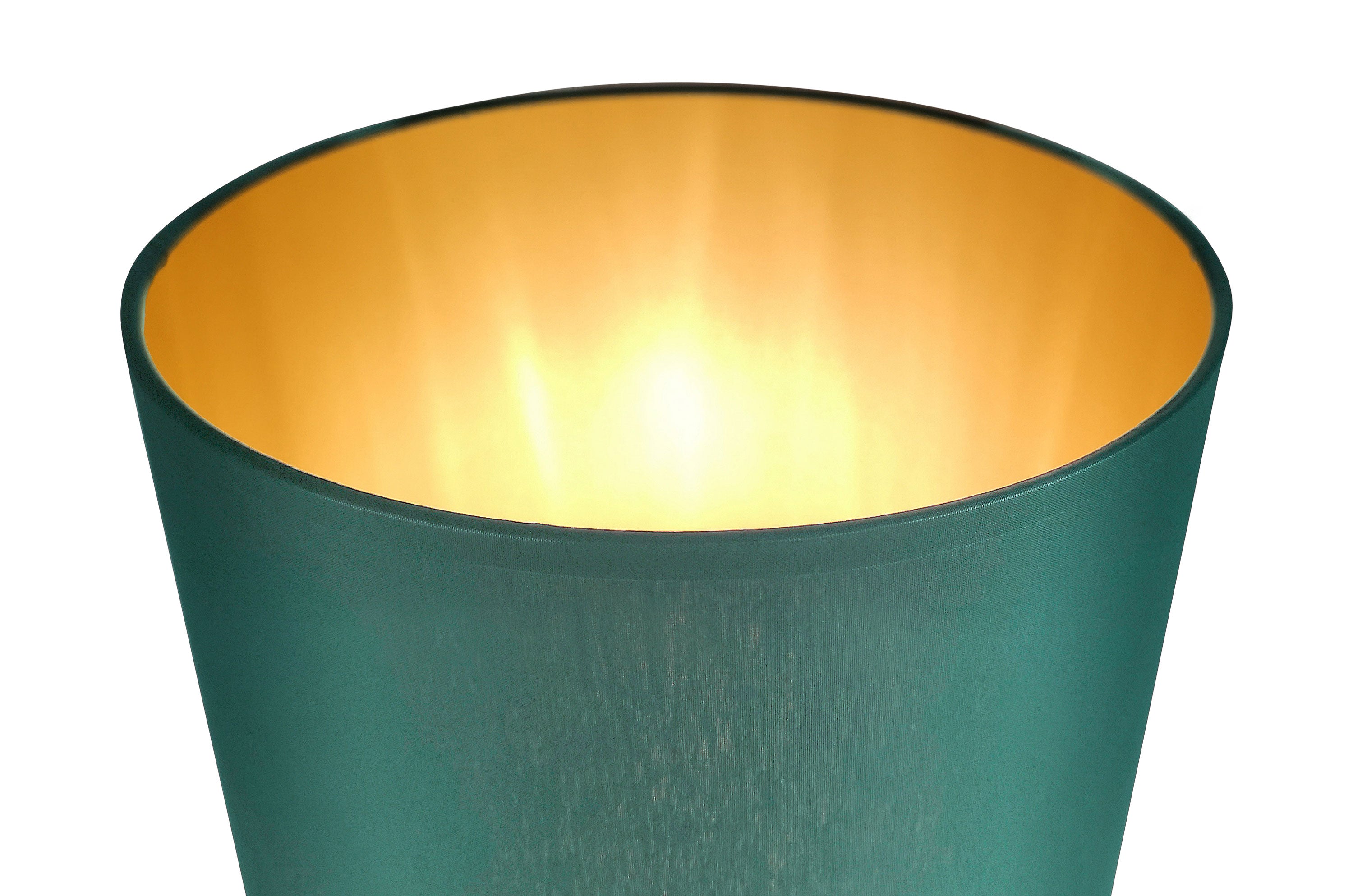 GINGER JAR LAMP GREEN SHADE