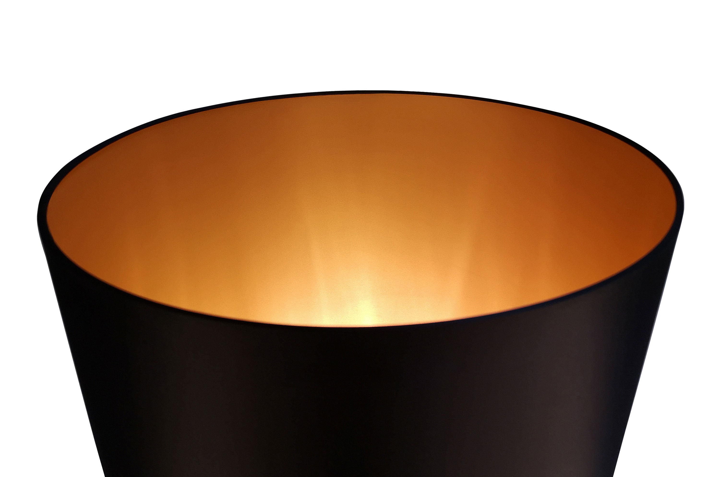 ANTIQUE URN LAMP BLACK SHADE