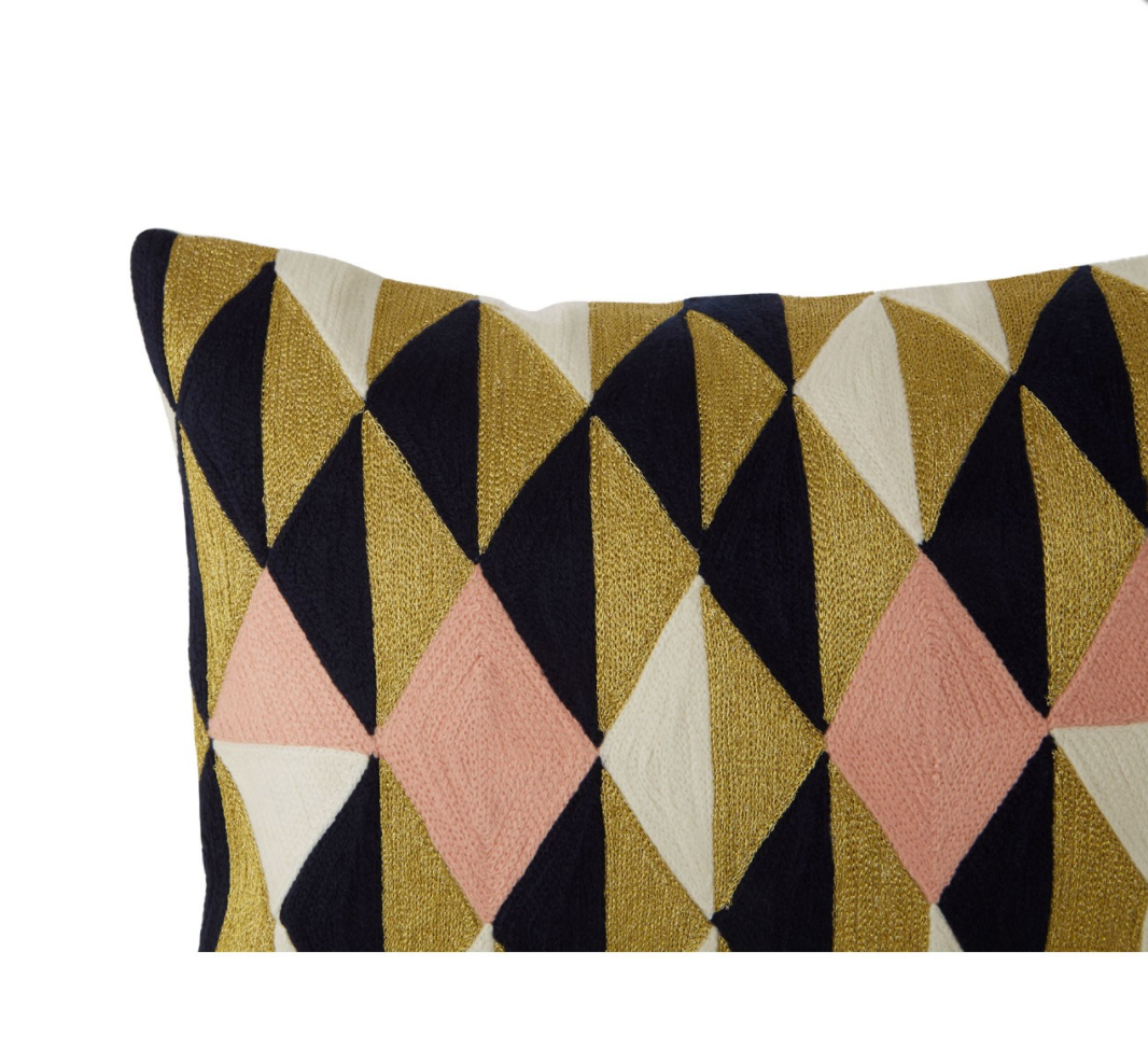 BOSIE OZELLA GEOMETRIC CUSHION