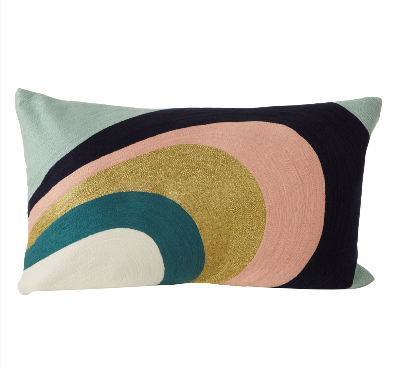 BOSIE OZELLA CURVED STRIPE CUSHION